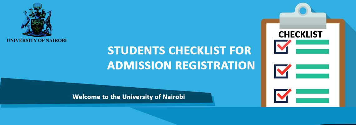 checklist for admission